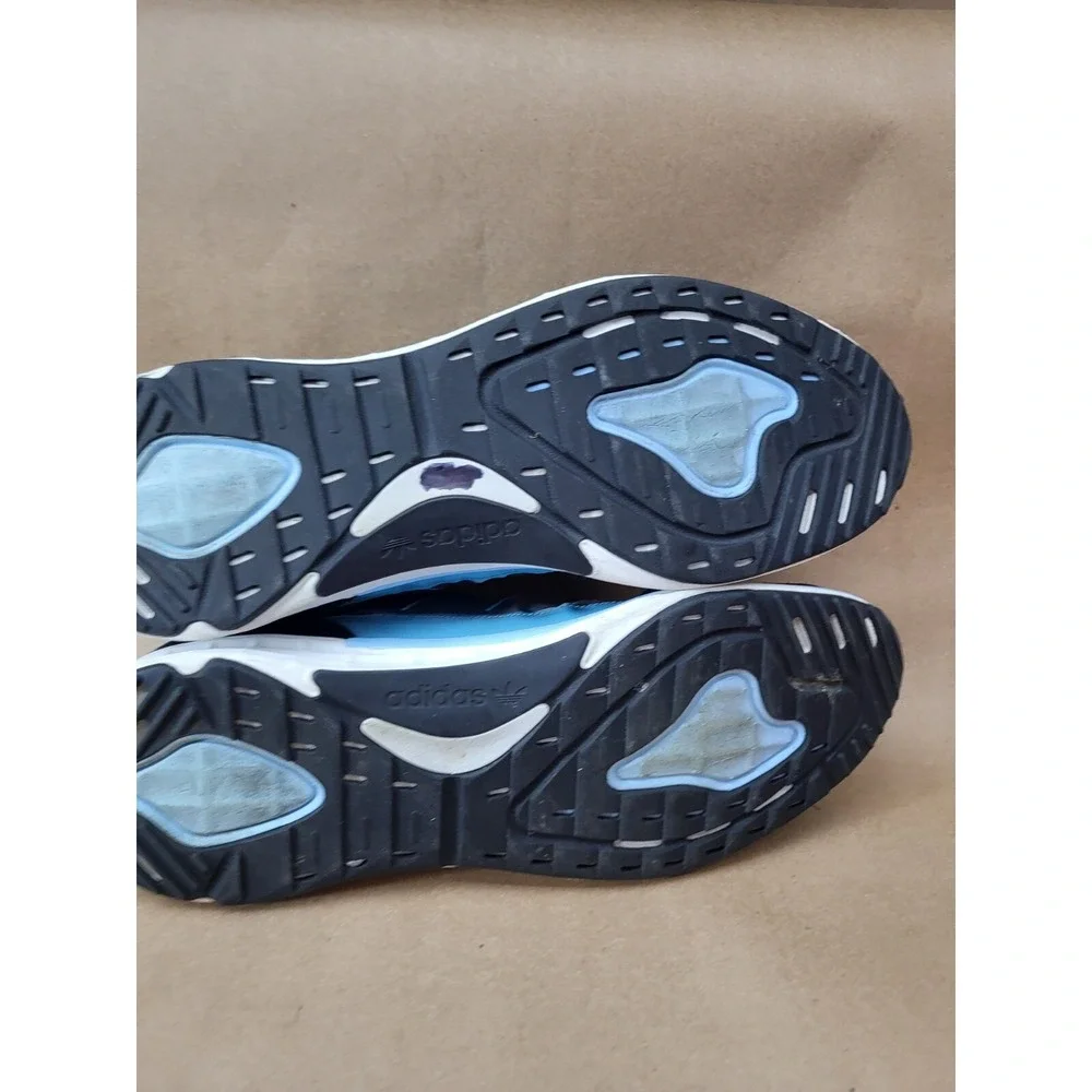 Adidas SL 7200 Core Black Baby Blue Grey White Size 12 FV4421